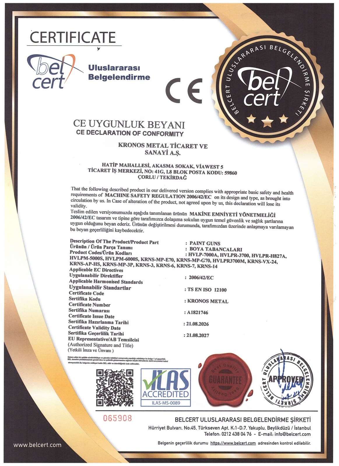 Boya Tabancası CE