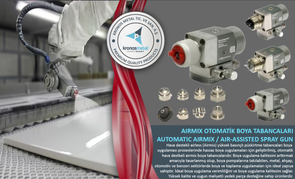Airmix Otomatik Boya Tabancası Set (Nozul Dahil)
