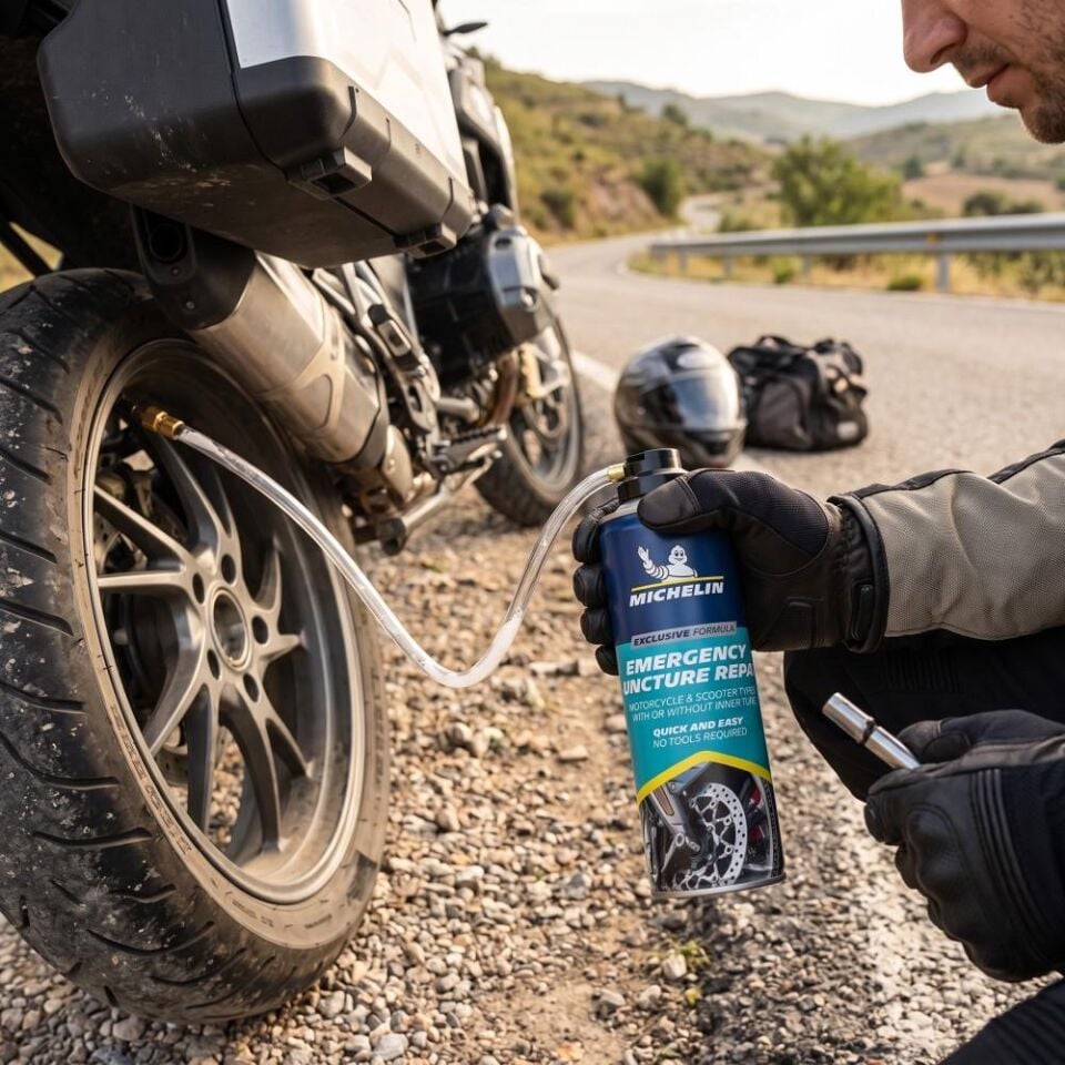 Michelin MC35119 200ml Motosiklet, Scooter Acil Lastik Tamir Spreyi/Köpüğü
