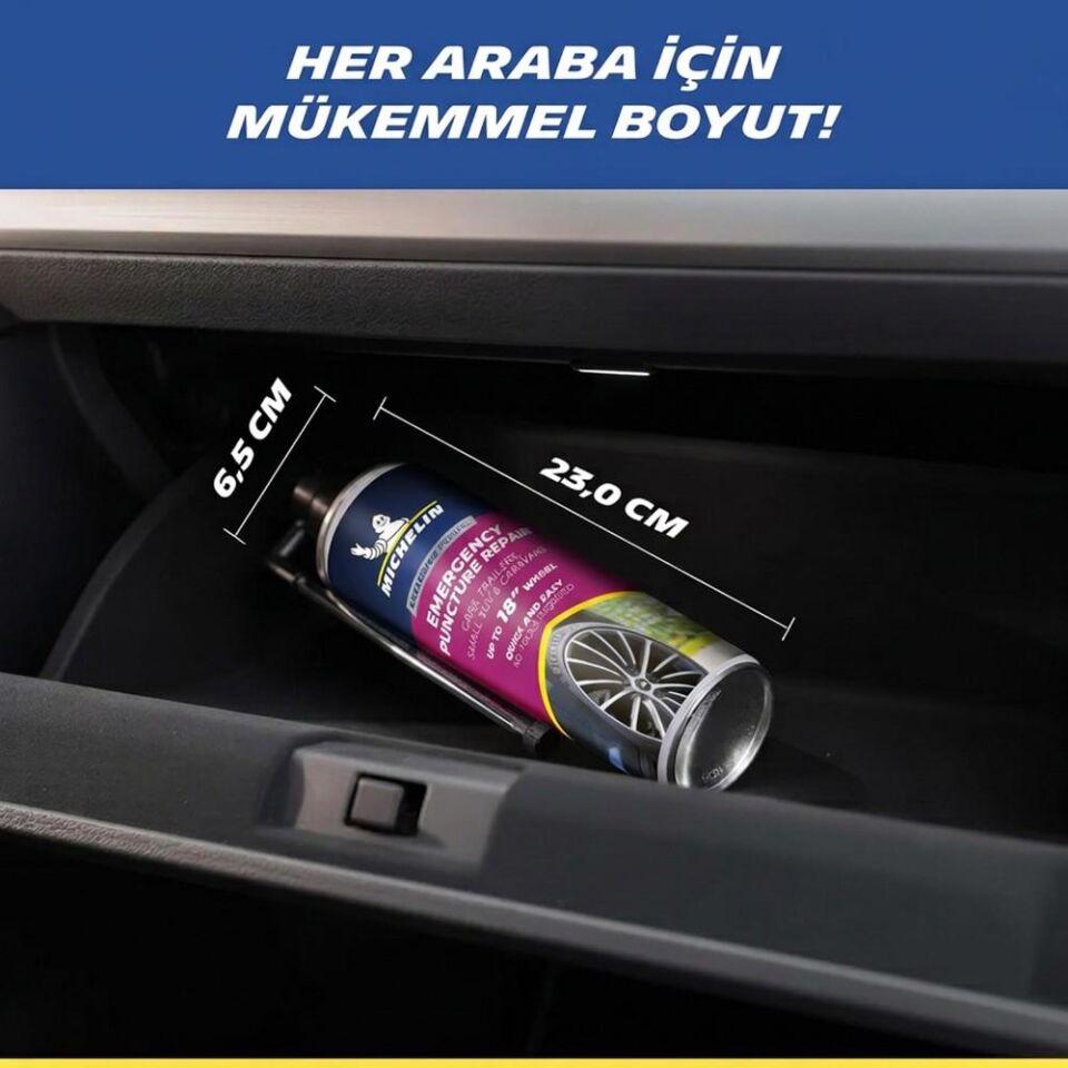 Michelin MC32699 500ml Acil Lastik Tamir Spreyi/Köpüğü