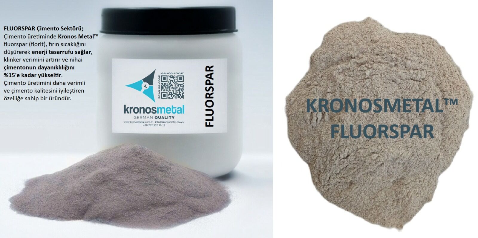 Florit Florospar Fluşpat 1000kg