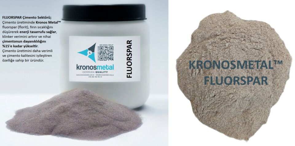 Fluorit Fluorspar Fluşpat CaF2 1000kg