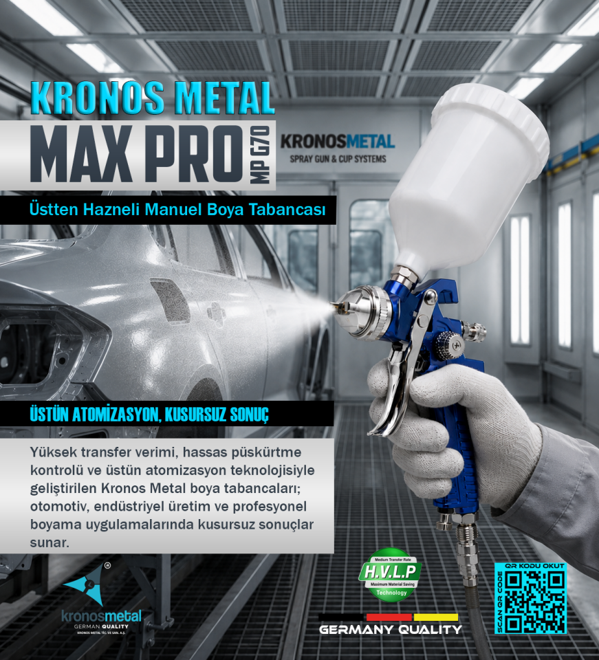 MAXPRO® Üstten Hazneli Manuel Boya Tabancası