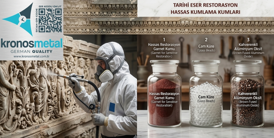 Tarihi Eser Restorasyon Kumlama Kumları 25kg