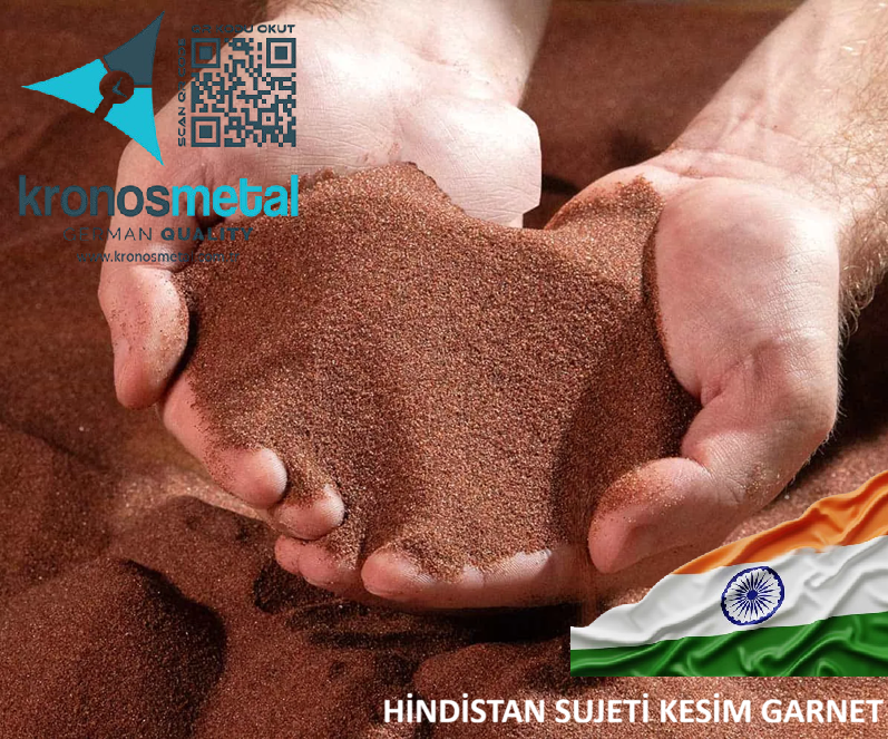 Su Jeti Waterjet Kesim Kumu Hindistan 80 Mesh 25kg