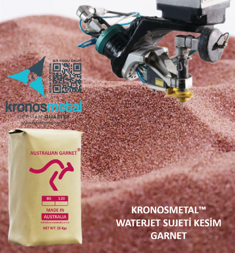 Avustralya Waterjet Sujeti Kesim Garnet 25 Kg