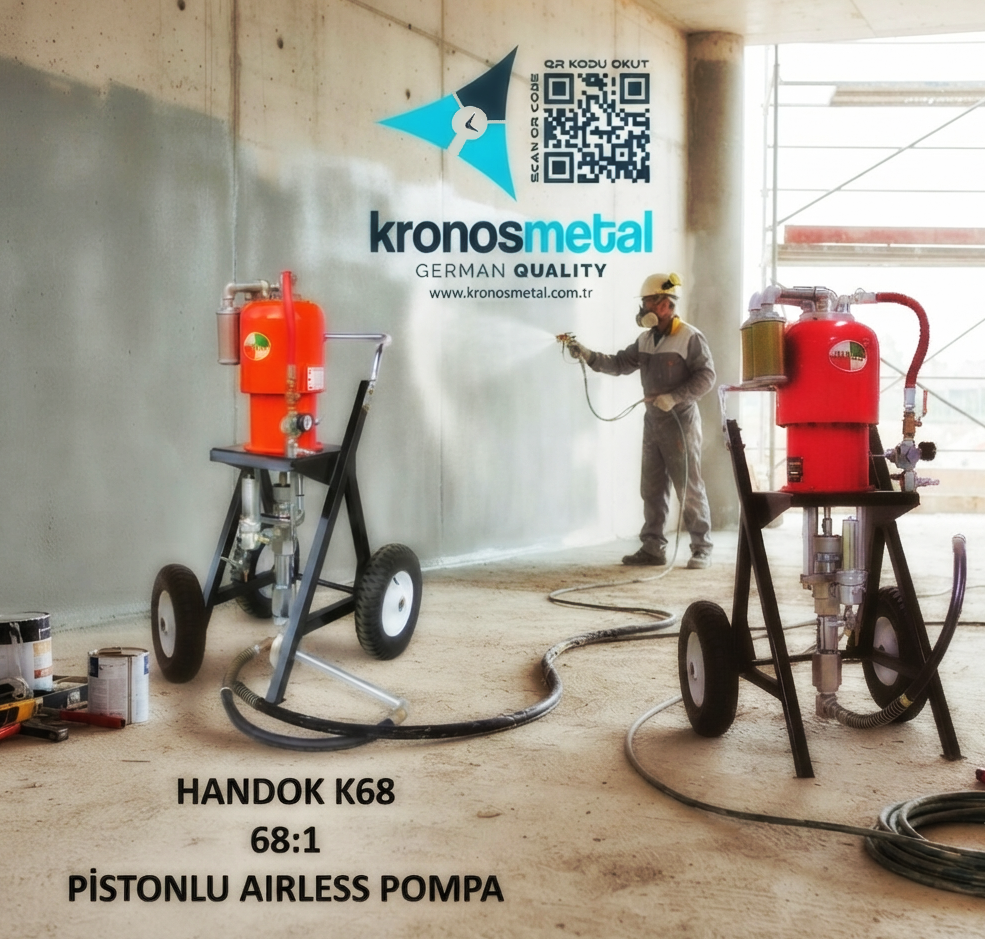 HANDOK KRNS 68:1 Airless Pnömatik Boya Pompası
