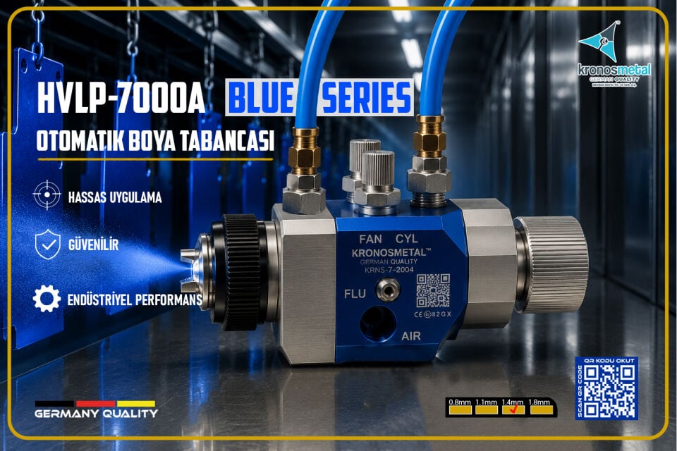 KRNS-HVLP-7000A Blue Seri Otomatik Boya Tabancası