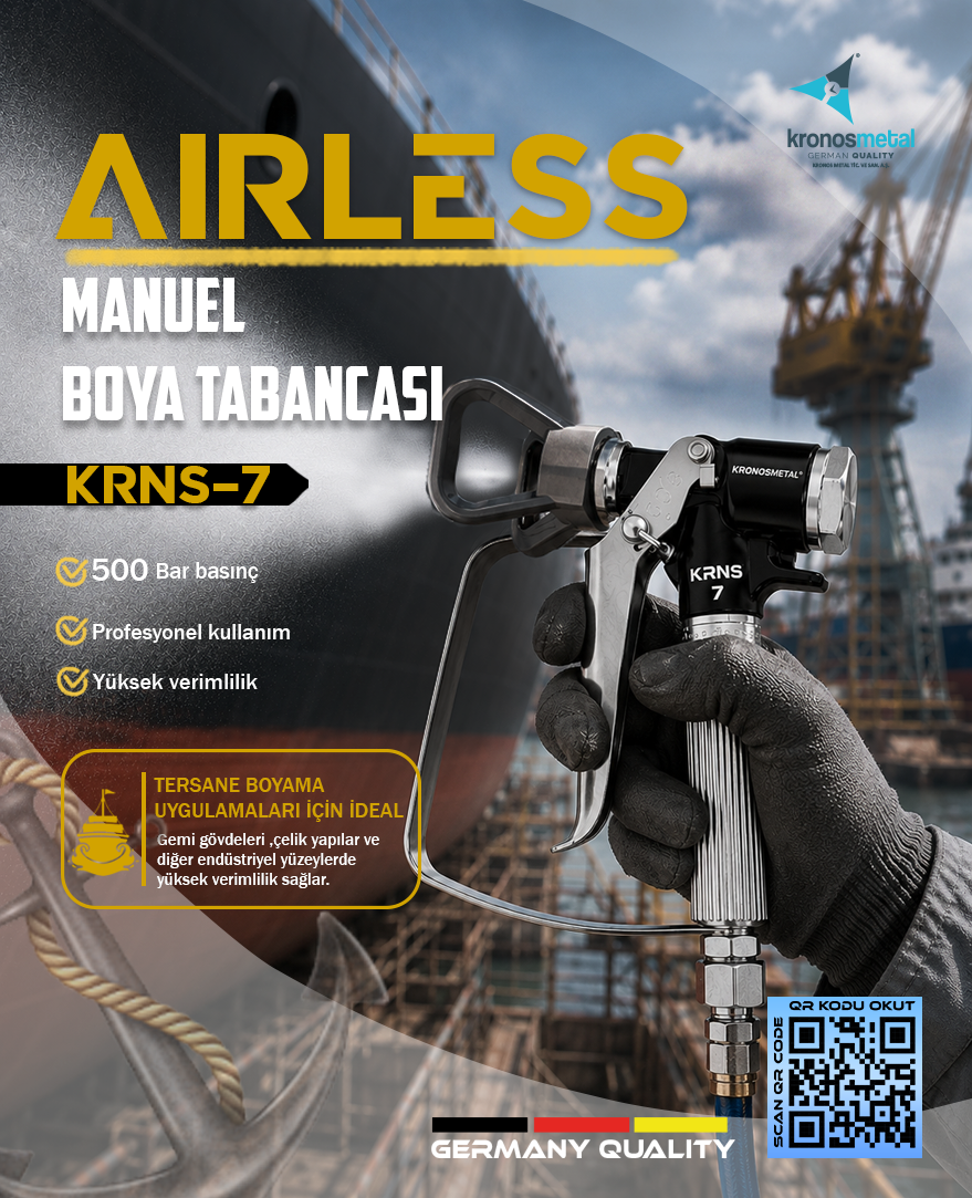 Airless Manuel Boya Tabancası KRNS 7 (Tip Dahildir)