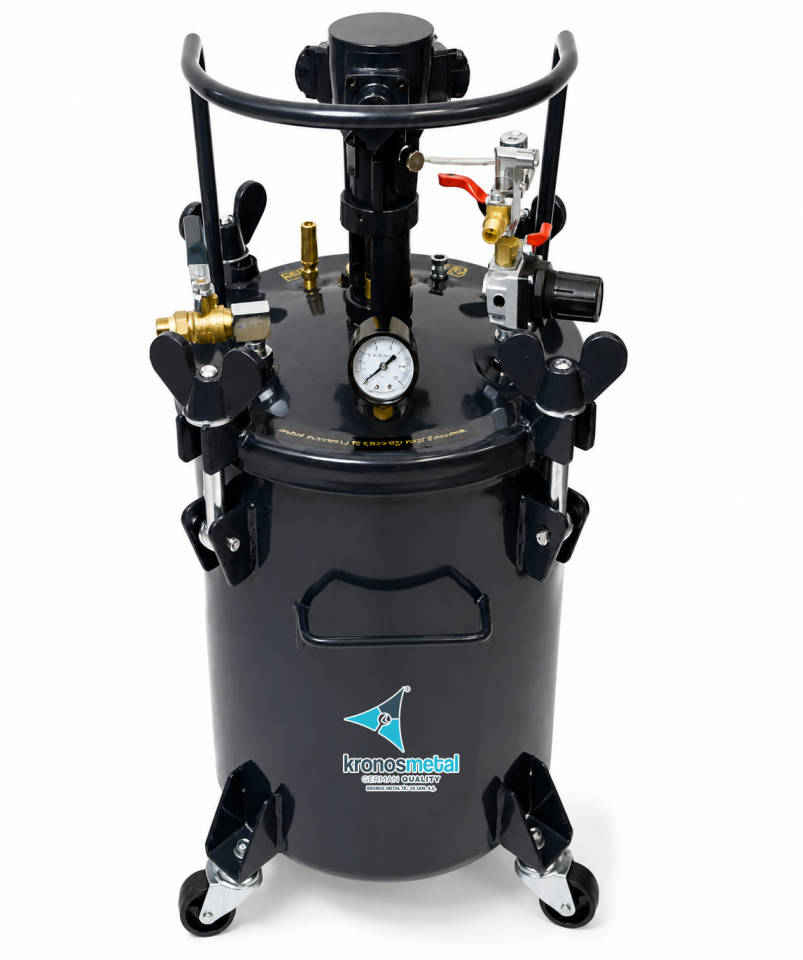 Otomatik Karıştırıcılı Basınçlı Boya Tankı 20Lt