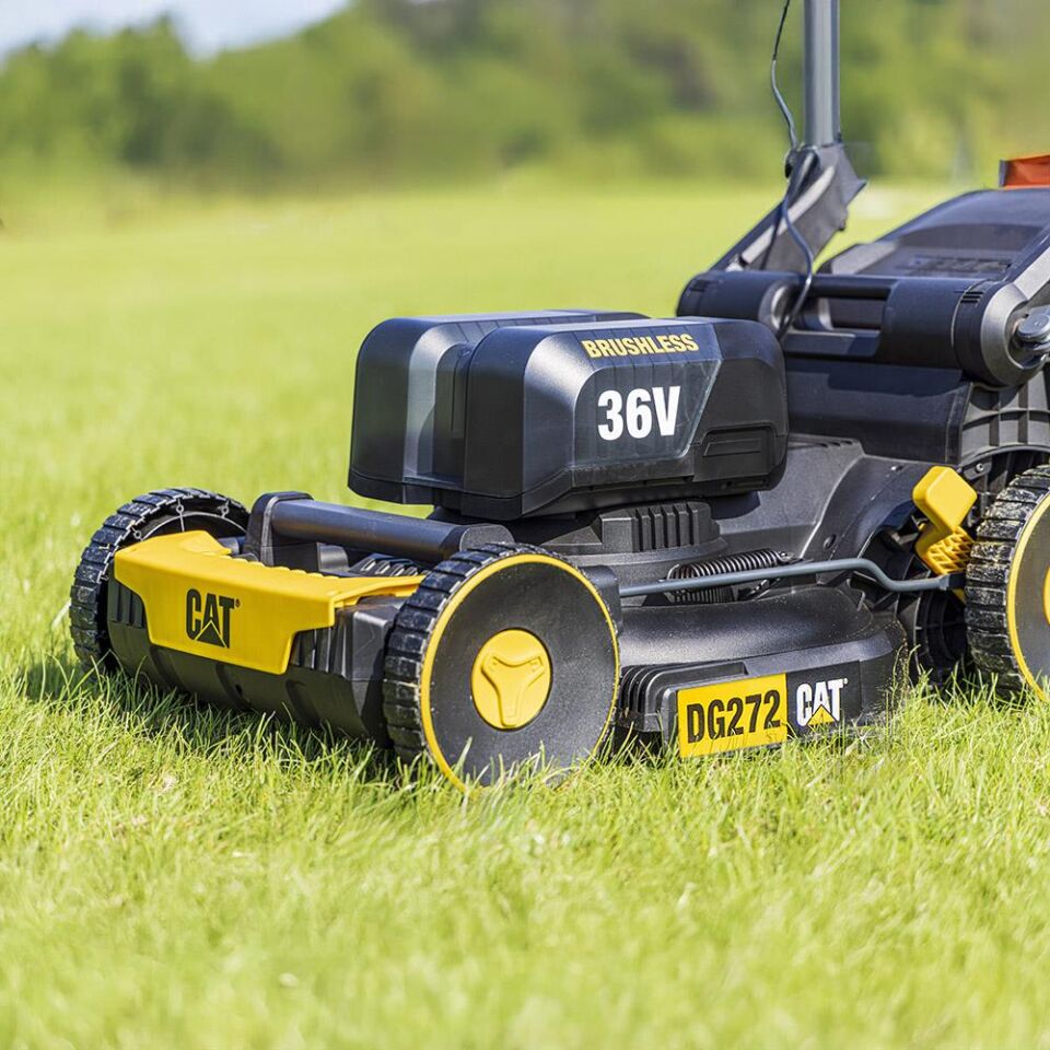 CAT DG272 36Volt 4.0Ah. Li-ion 41CM Profesyonel Kömürsüz Şarjlı Çim Biçme
