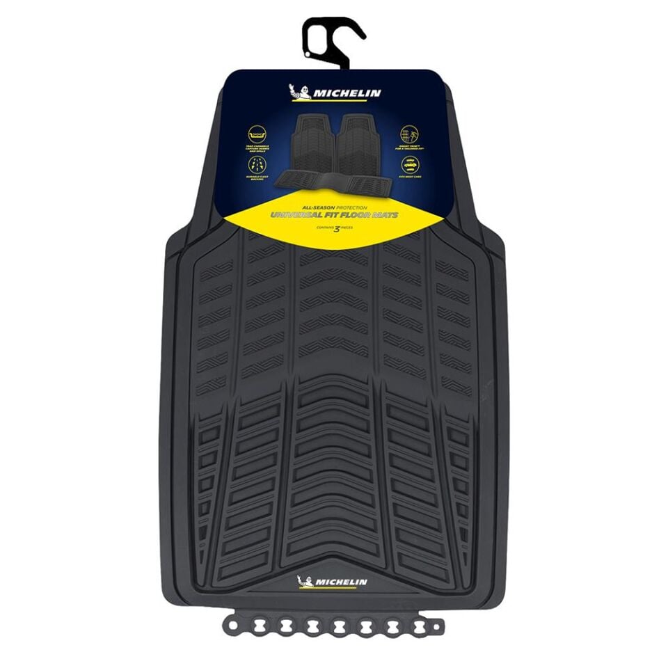 Michelin MC33863 Tüm Araçlara Uyumlu 3 Parça Üniversal 3D Havuzlu Oto Paspas