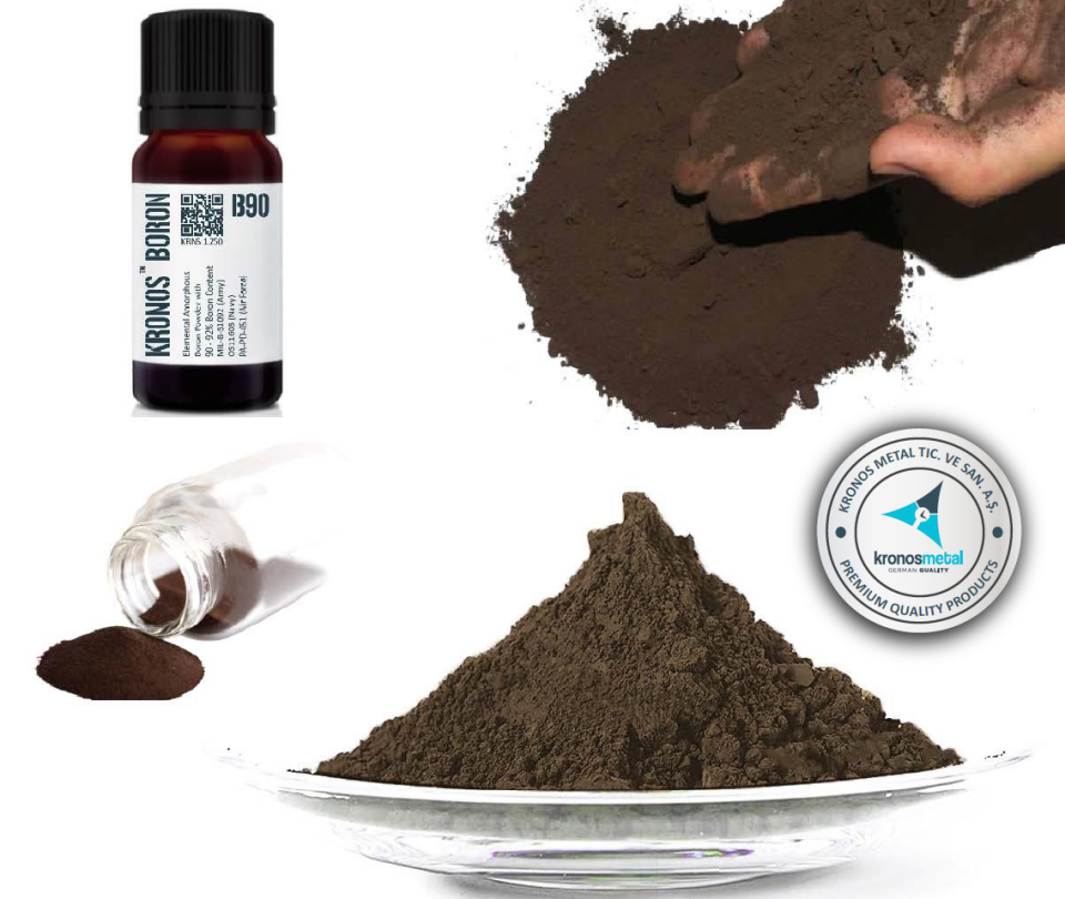 Kronos Metal™ Boron 90 - 325 Mesh Powder 50 gr