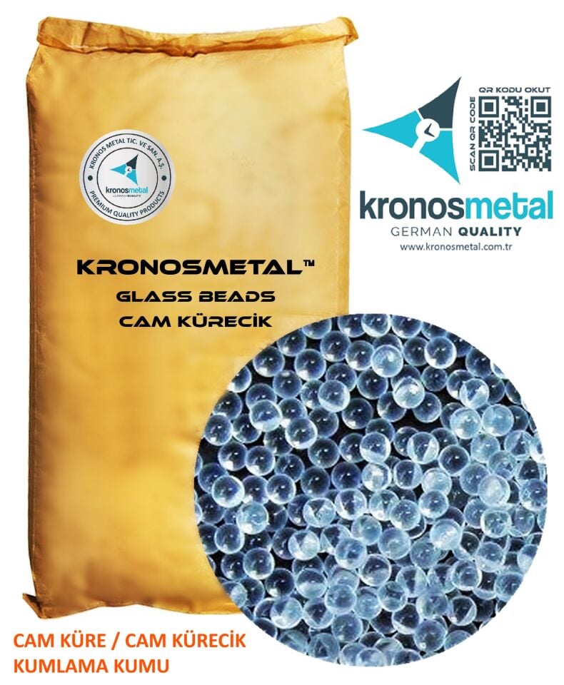 KRONOSMETAL™ Cam Küre 100-200 mikron Cam Kürecik 25kg