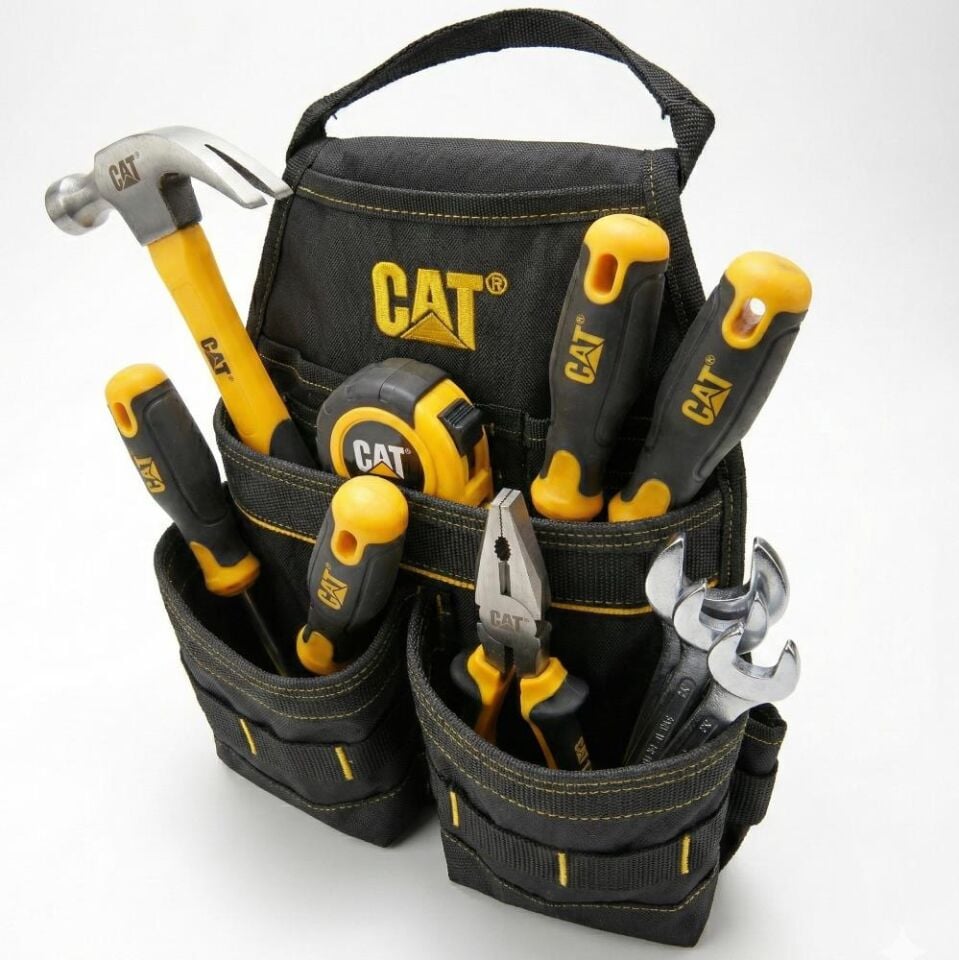 CAT DA980569NJ Kemer Askılı Ağır Hizmet Bel Alet Çantası