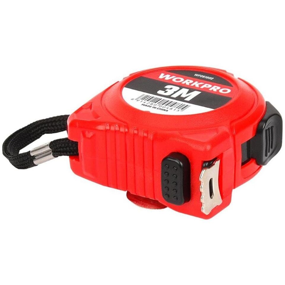 WORKPRO WP261002 3Mx16mm Beyaz Çelik Şerit Metre