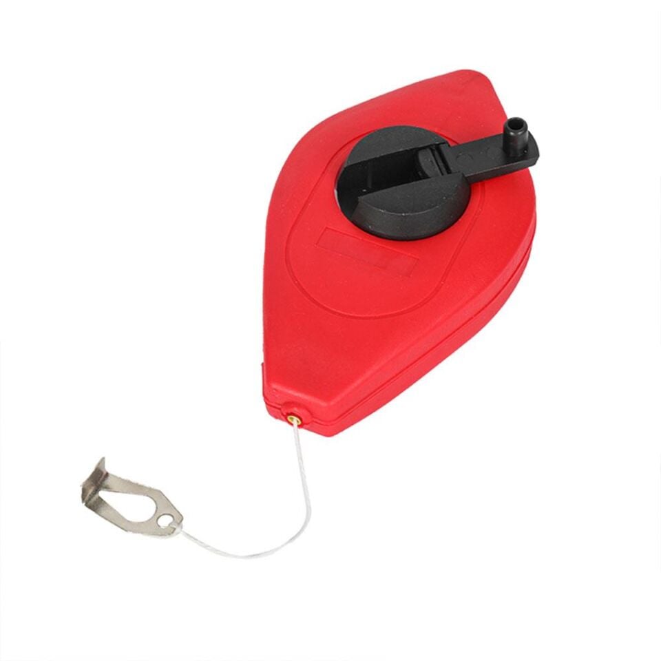 WORKPRO WP329019 Çizim İpi Seti 115gr Kırmızı Çizim İpi Boyası + Mini Su Terazisi + 30M Çizim İpi